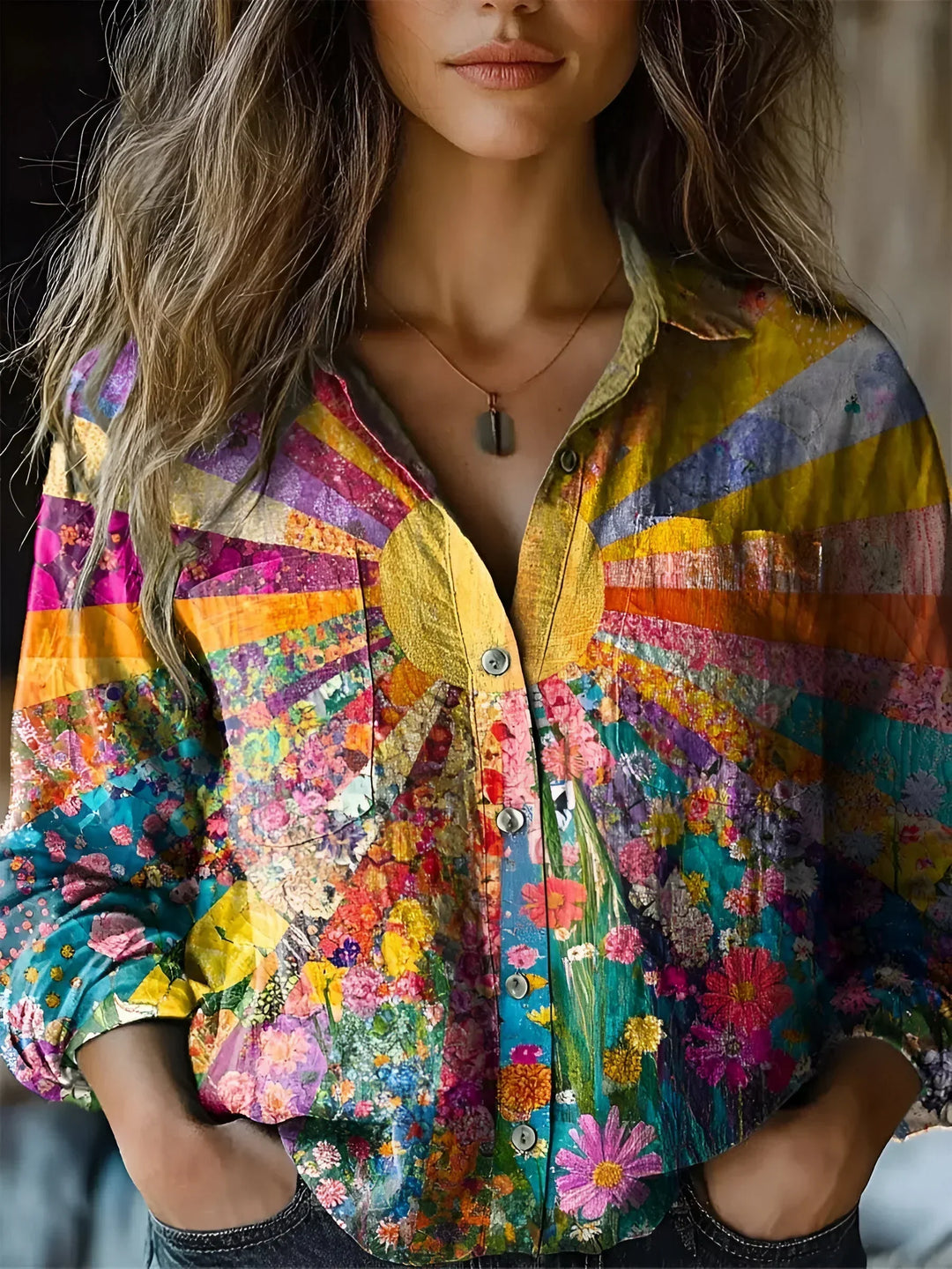 Anna | Blusa Boho Girasol