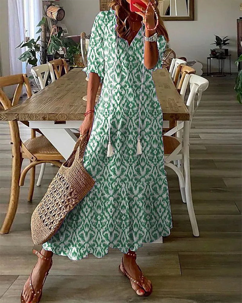 Dianna | Vestido bohemio que cubre el abdomen