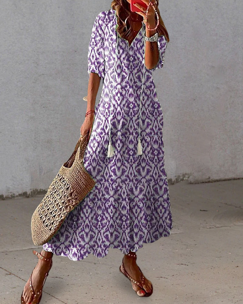 Dianna | Vestido bohemio que cubre el abdomen