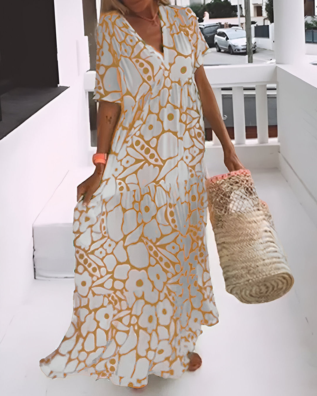 Charlotta - Vestido midi estampado