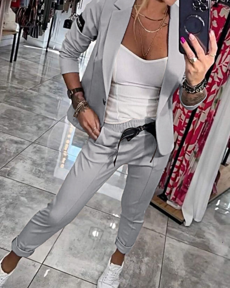MALOU | CONJUNTO DE CHAQUETA Y PANTALÓN