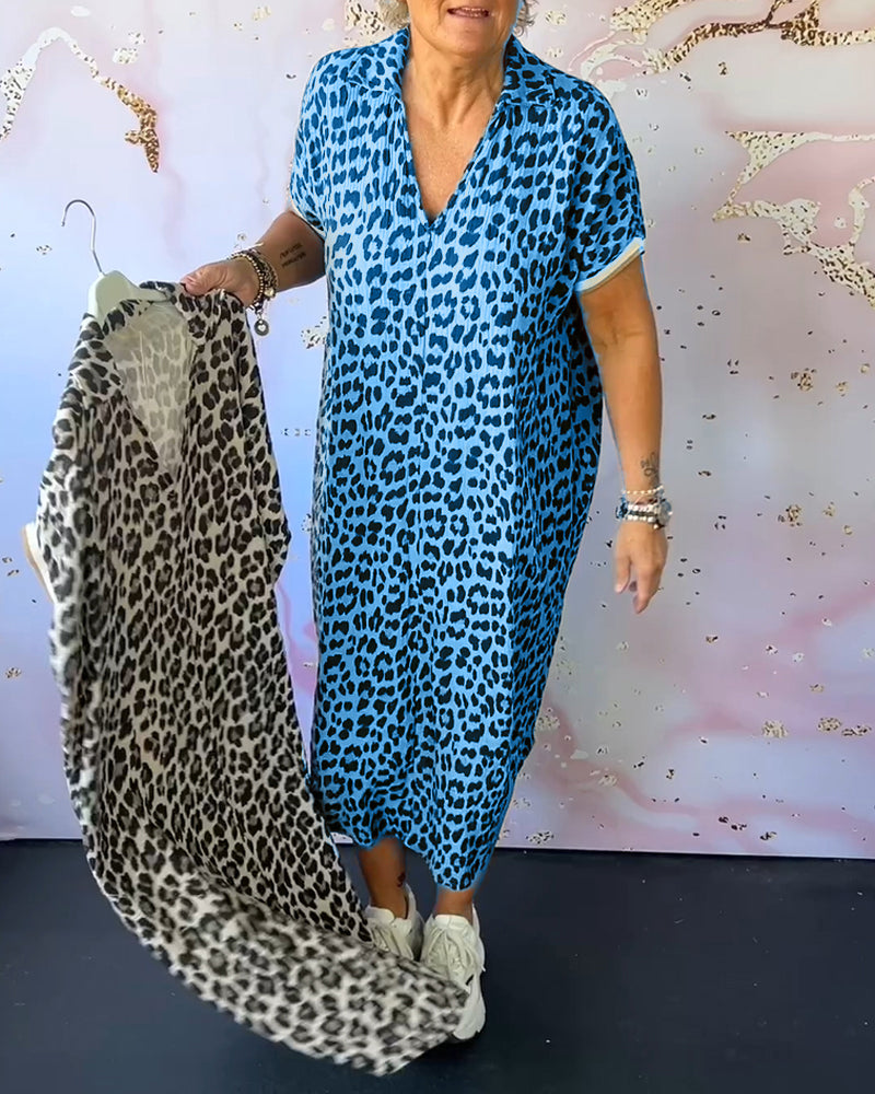 Sonja | Vestido estampado leopardo