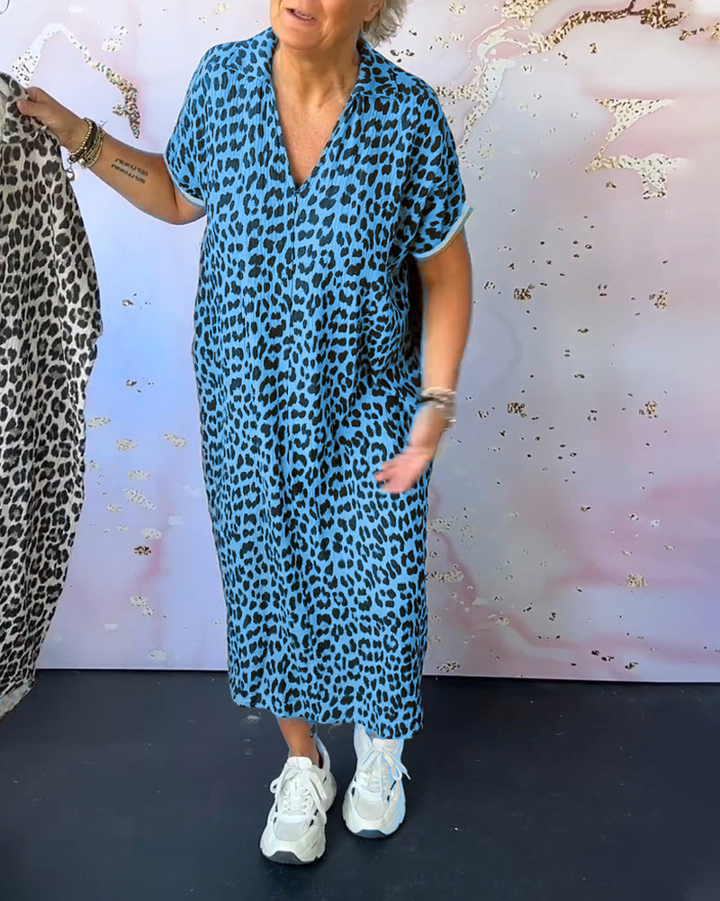 Sonja | Vestido estampado leopardo