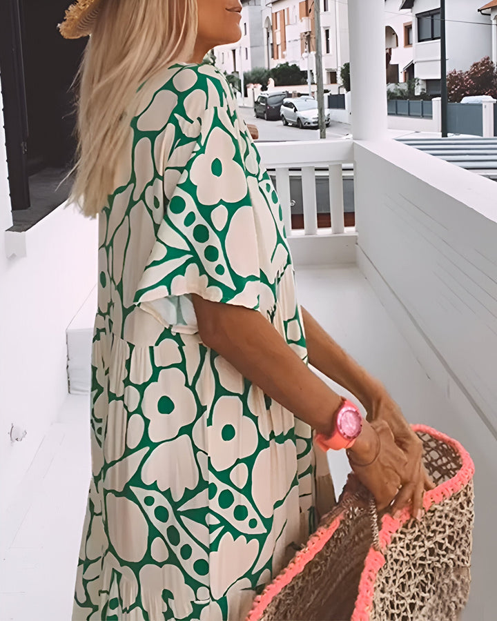 Charlotta - Vestido midi estampado
