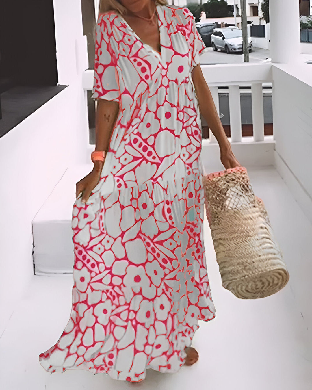 Charlotta - Vestido midi estampado
