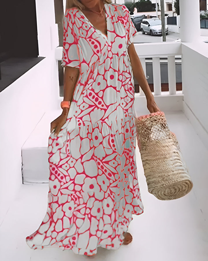 Charlotta - Vestido midi estampado