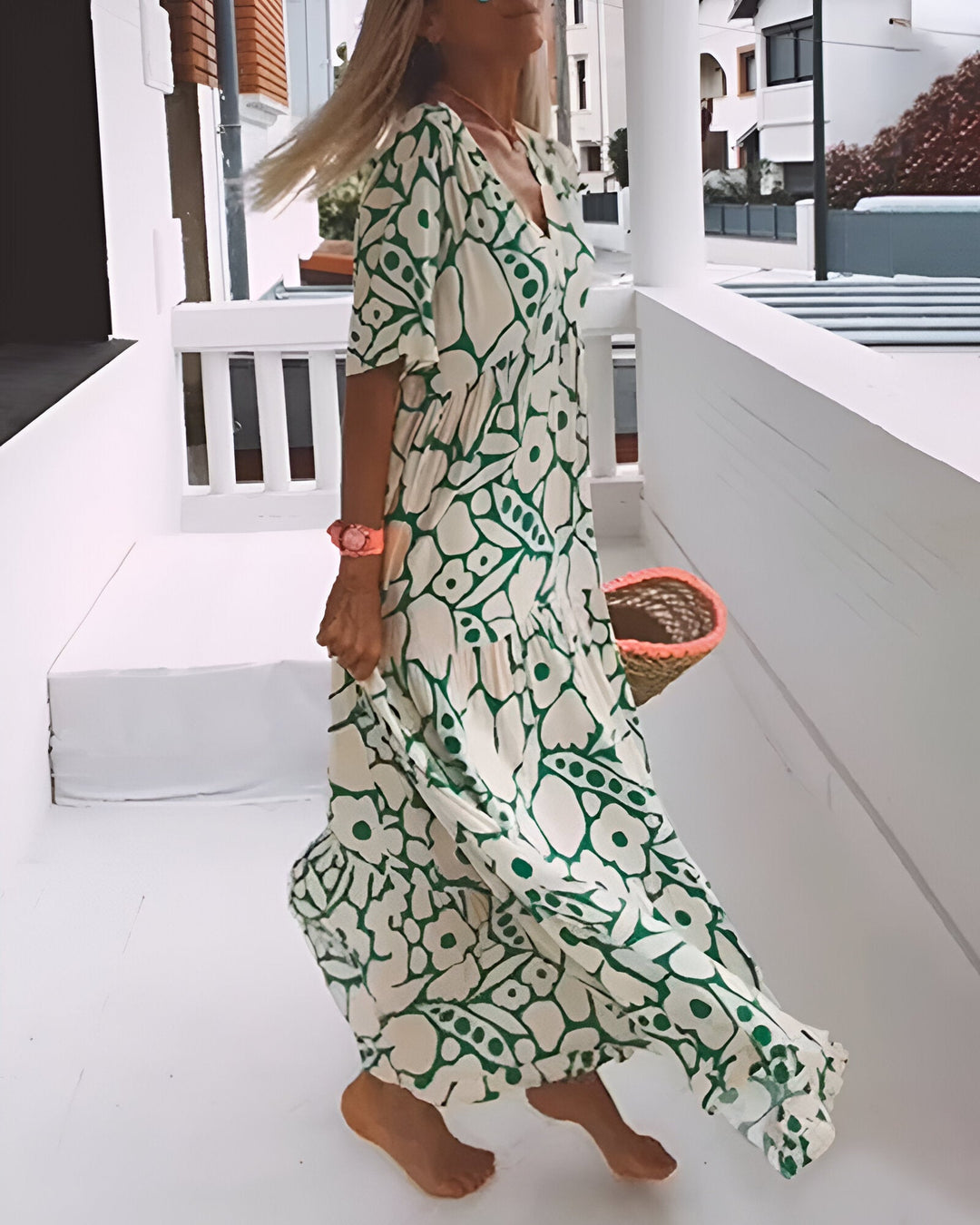 Charlotta - Vestido midi estampado
