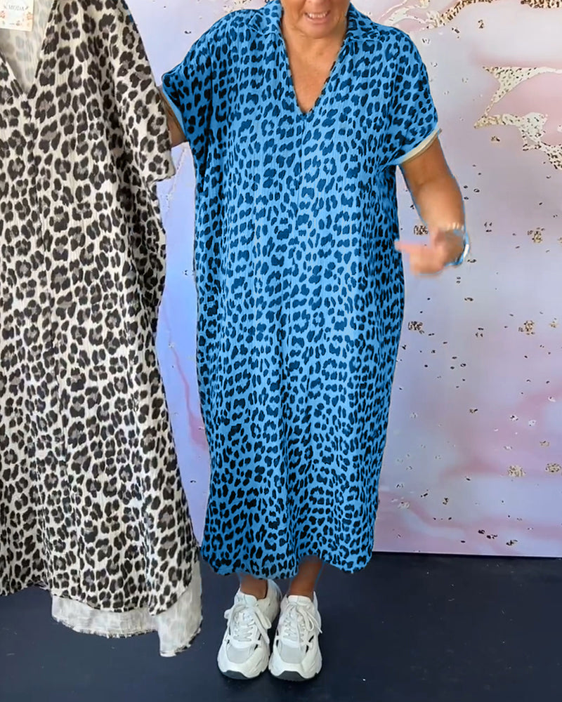 Sonja | Vestido estampado leopardo