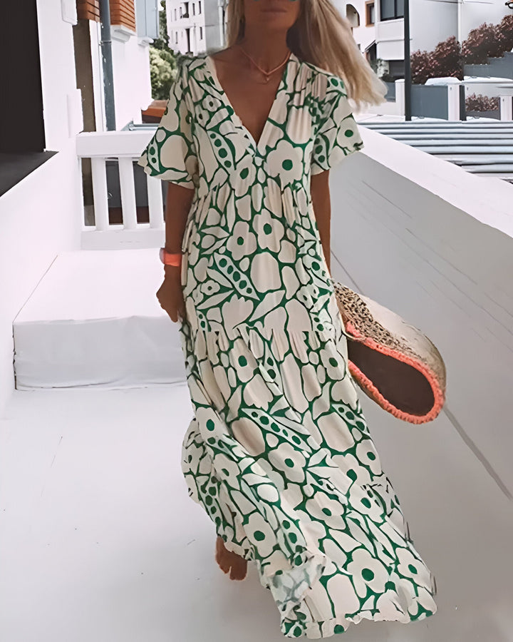Charlotta - Vestido midi estampado