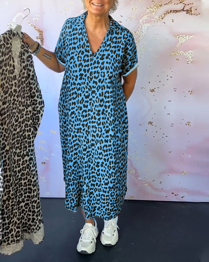 Sonja | Vestido estampado leopardo