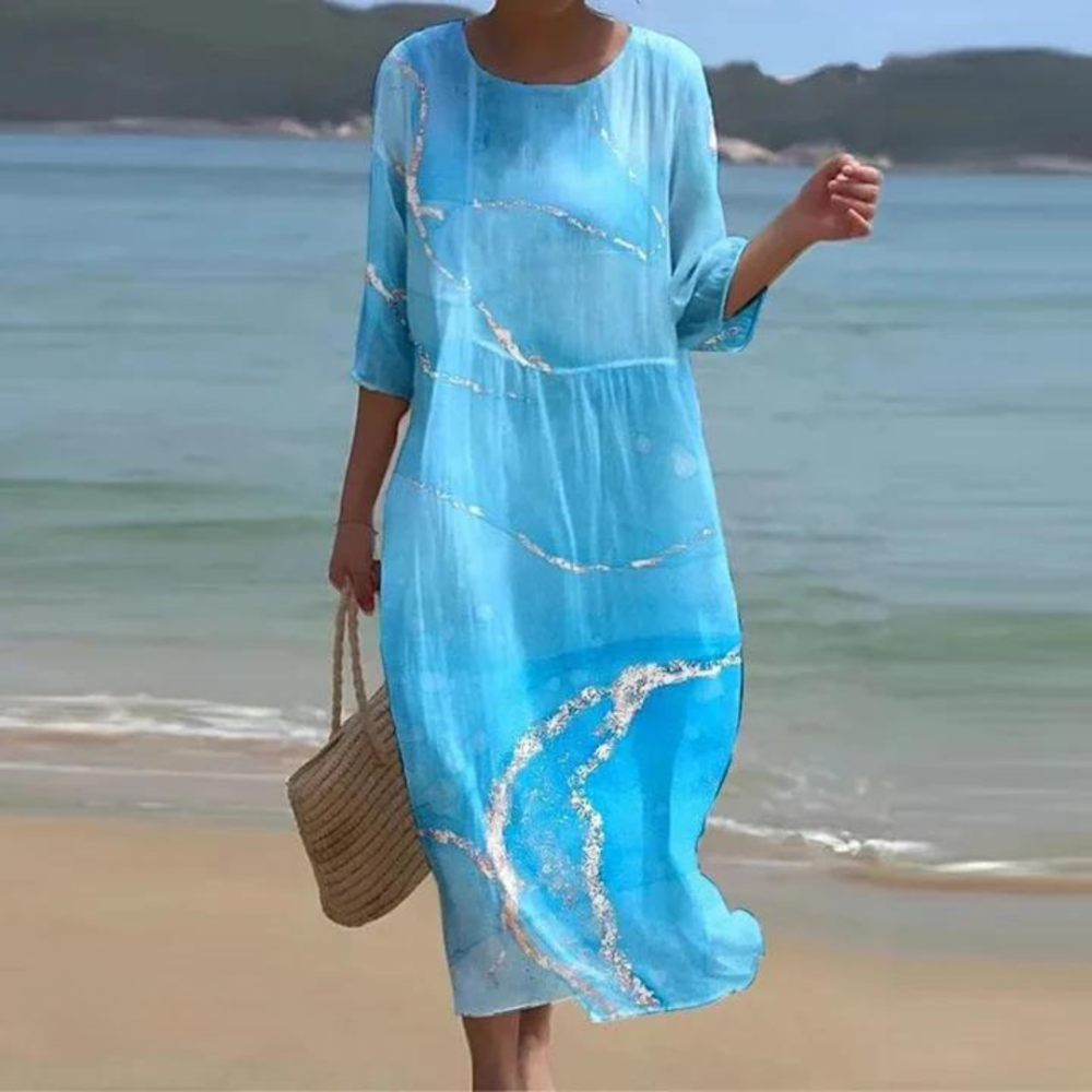 Nataly | Vestido elegante que cubre el vientre