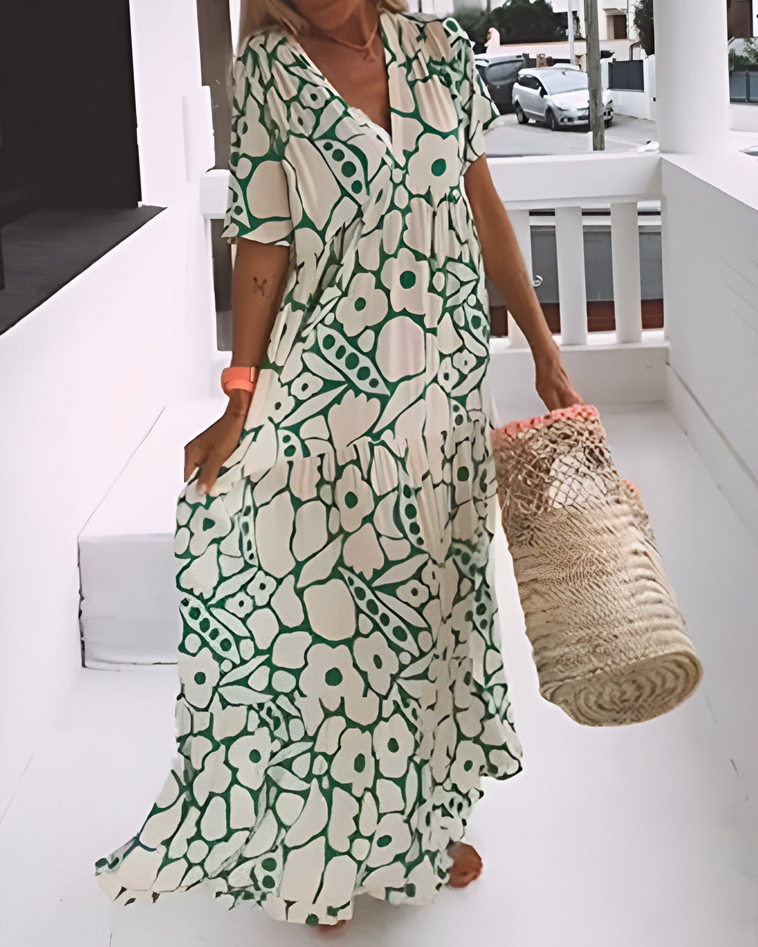 Charlotta - Vestido midi estampado