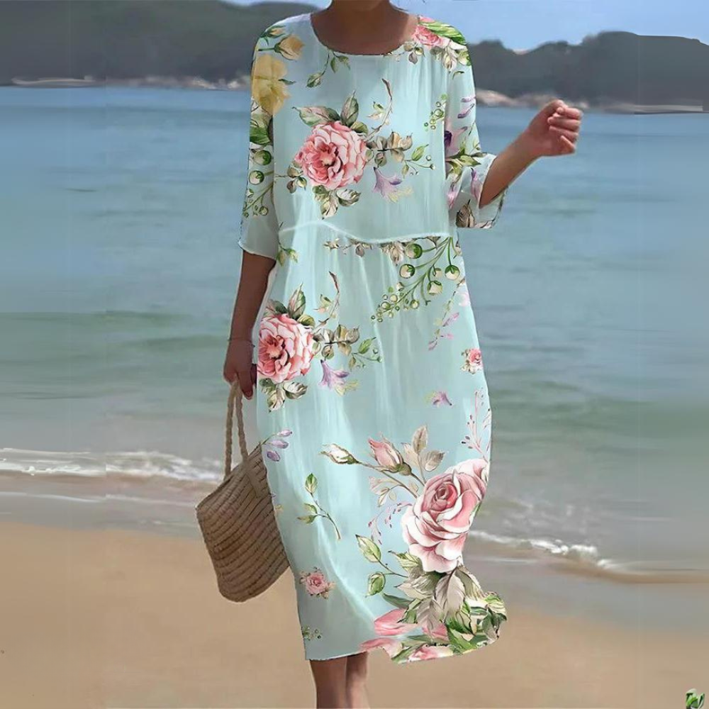 Nataly | Vestido elegante que cubre el vientre