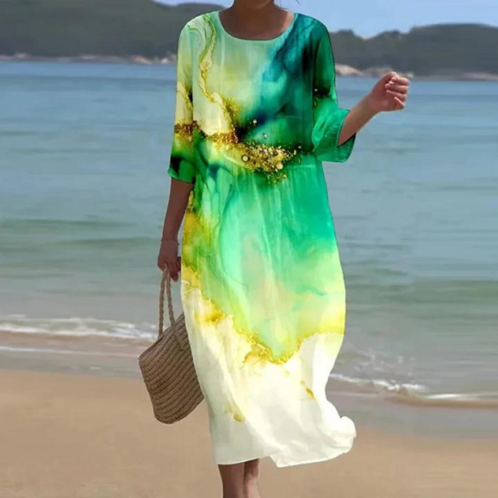 Nataly | Vestido elegante que cubre el vientre