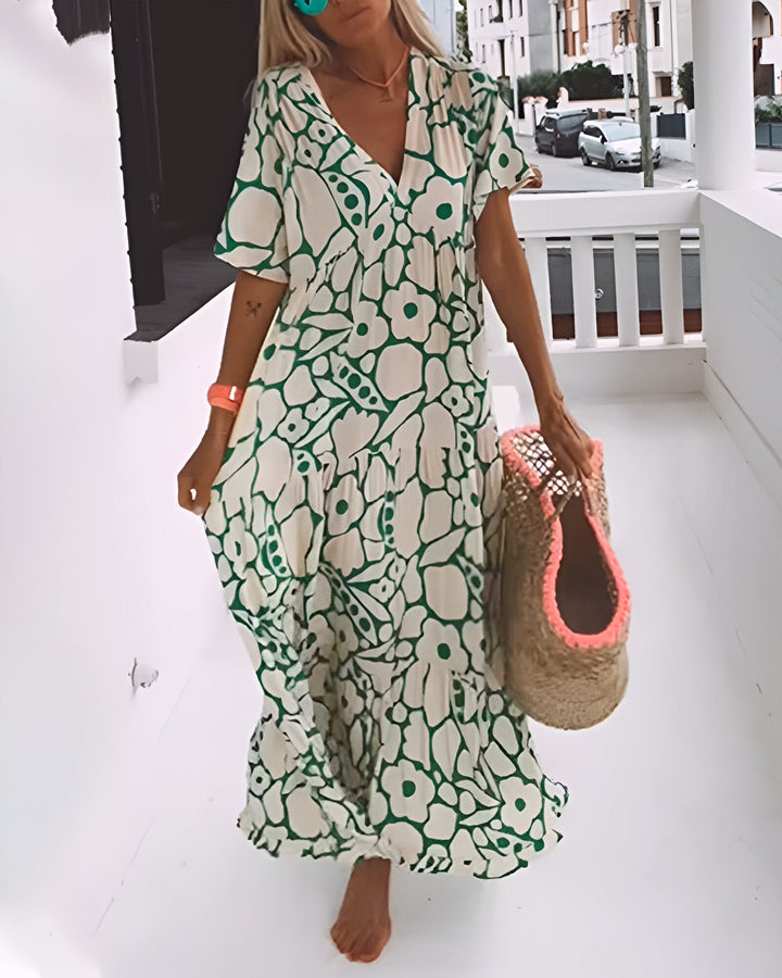 Charlotta - Vestido midi estampado