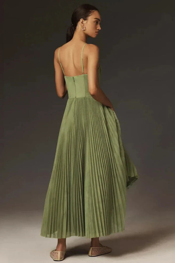 ISABELLA | ELEGANTE VESTIDO MIDI PLISADO
