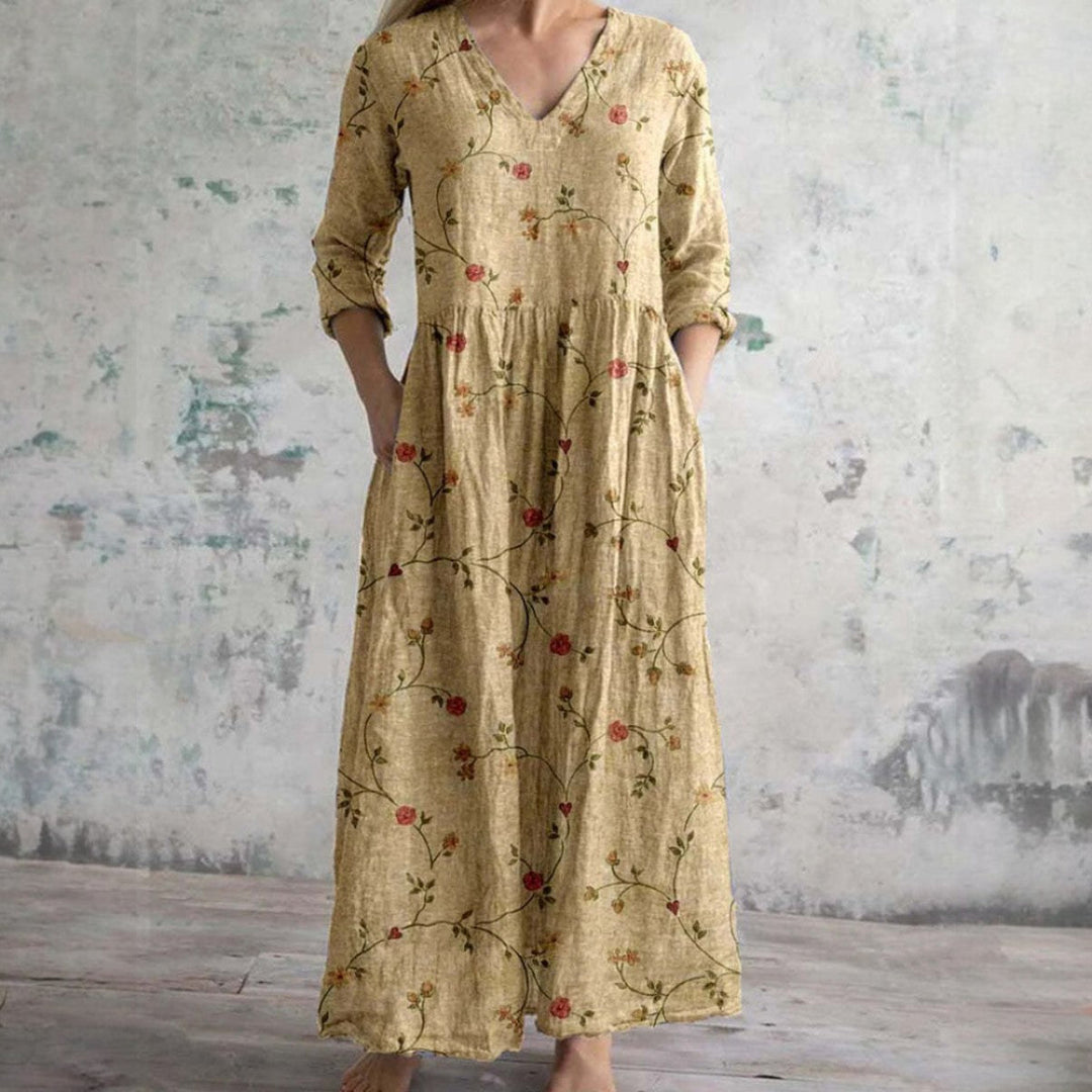 ELIANA | ELEGANTE VESTIDO FLORAL