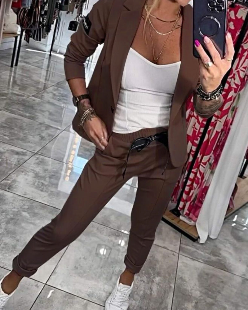 MALOU | CONJUNTO DE CHAQUETA Y PANTALÓN