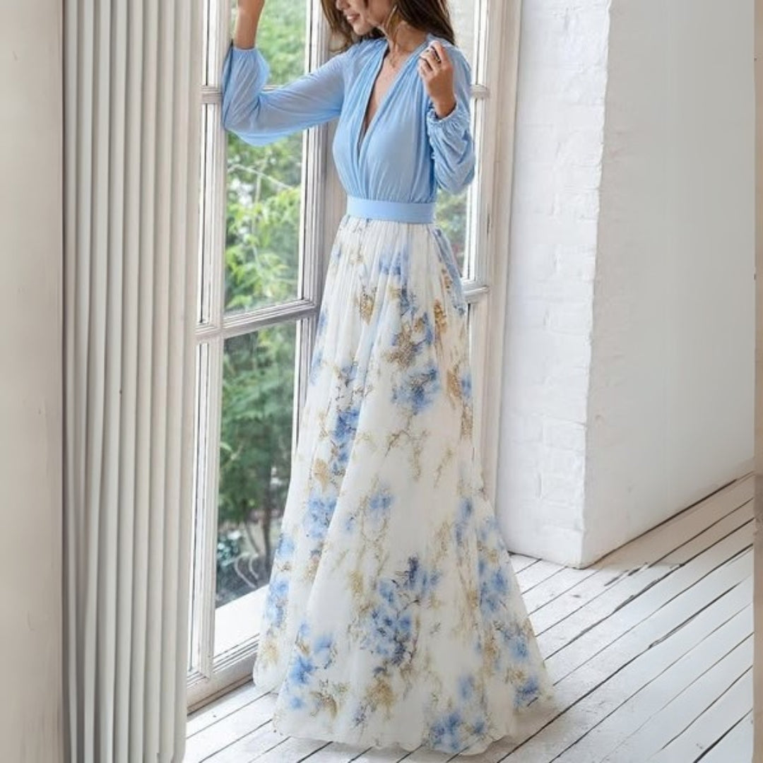 Dolores | Vestido largo con estampado floral