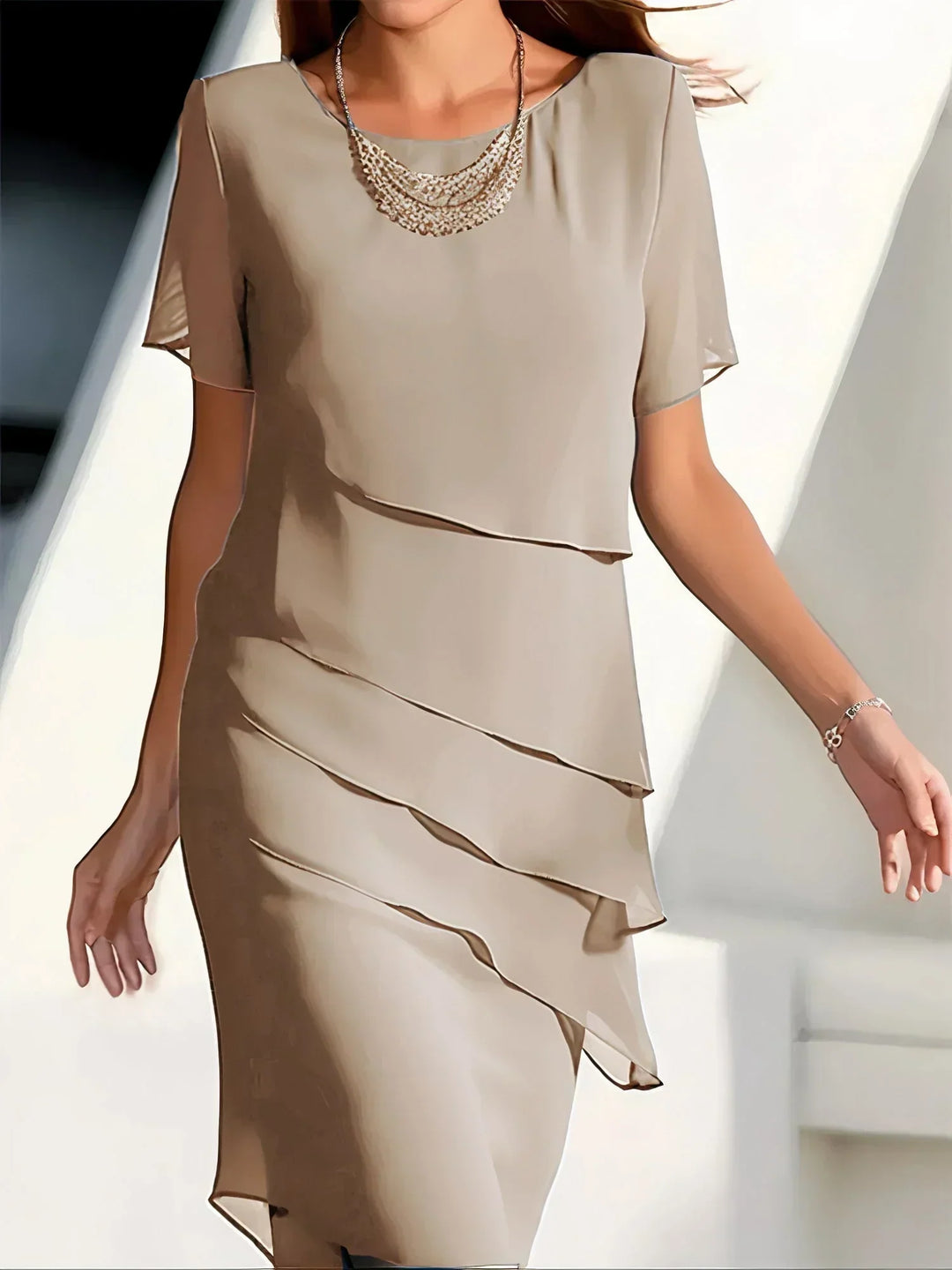 Sophia | Vestido elegante con cobertura de abdomen