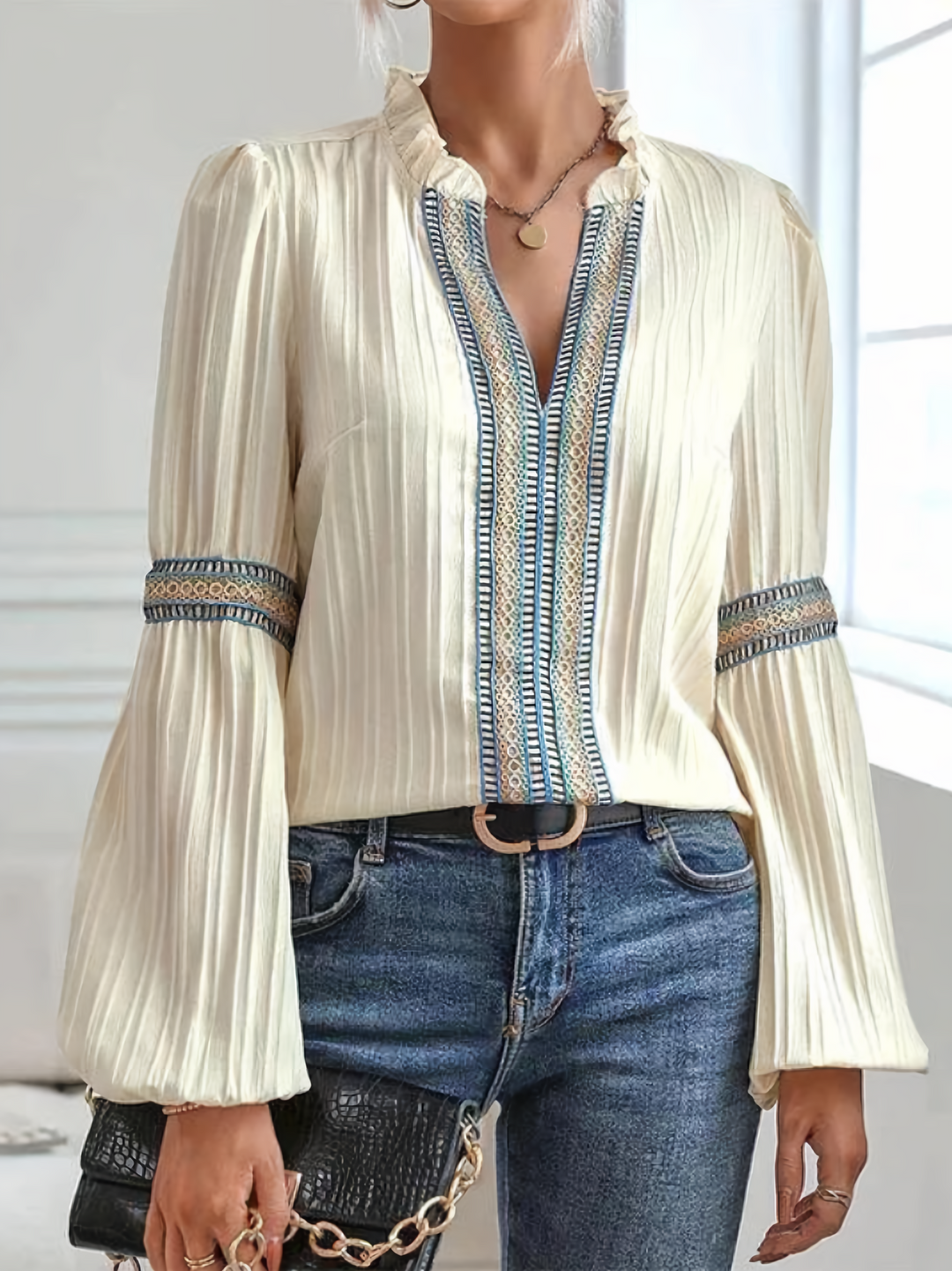 Daniela | Blusa de encaje elegante