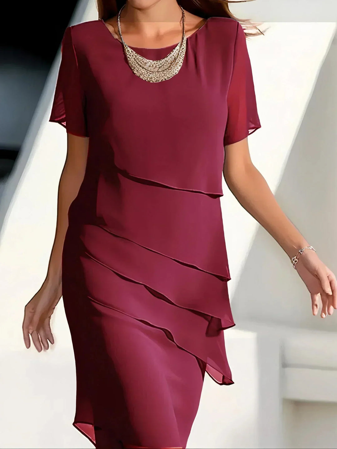 Sophia | Vestido elegante con cobertura de abdomen