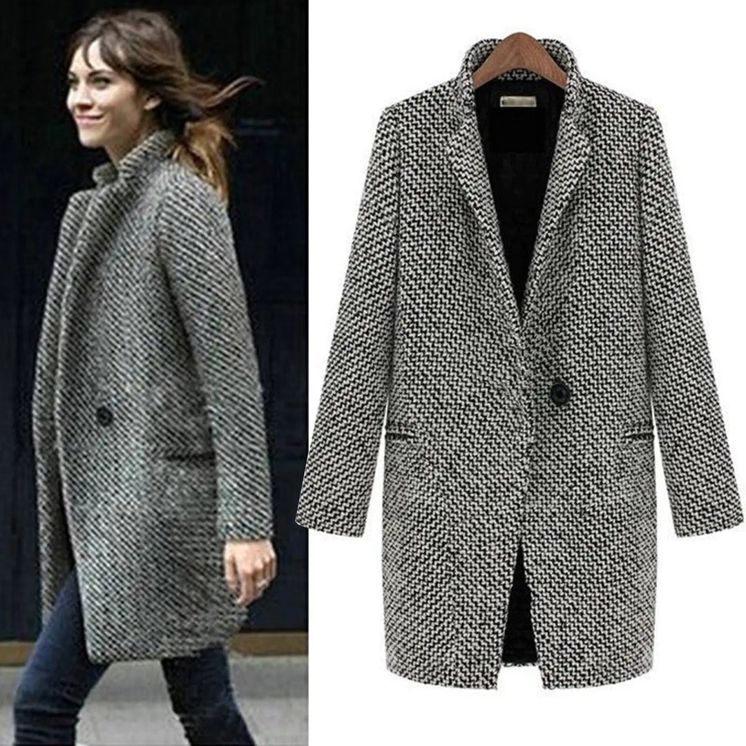 Cheska | Chaqueta larga de lana