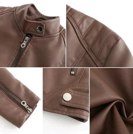 Savannah | Chaqueta de cuero con estilo