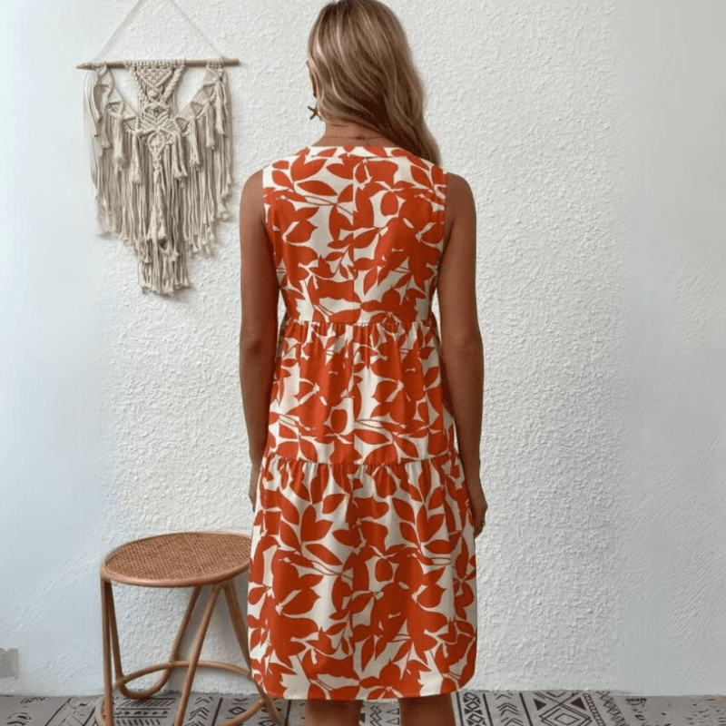 Nora | Vestido midi sin mangas