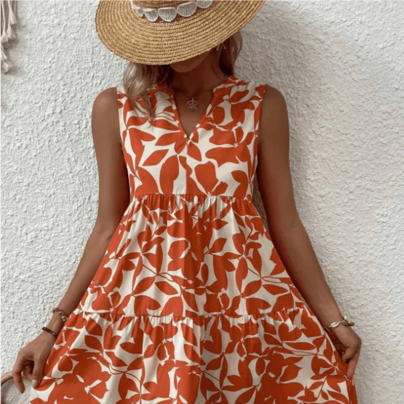 Nora | Vestido midi sin mangas