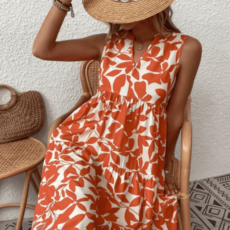 Nora | Vestido midi sin mangas