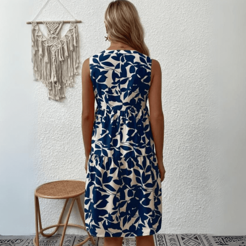 Nora | Vestido midi sin mangas
