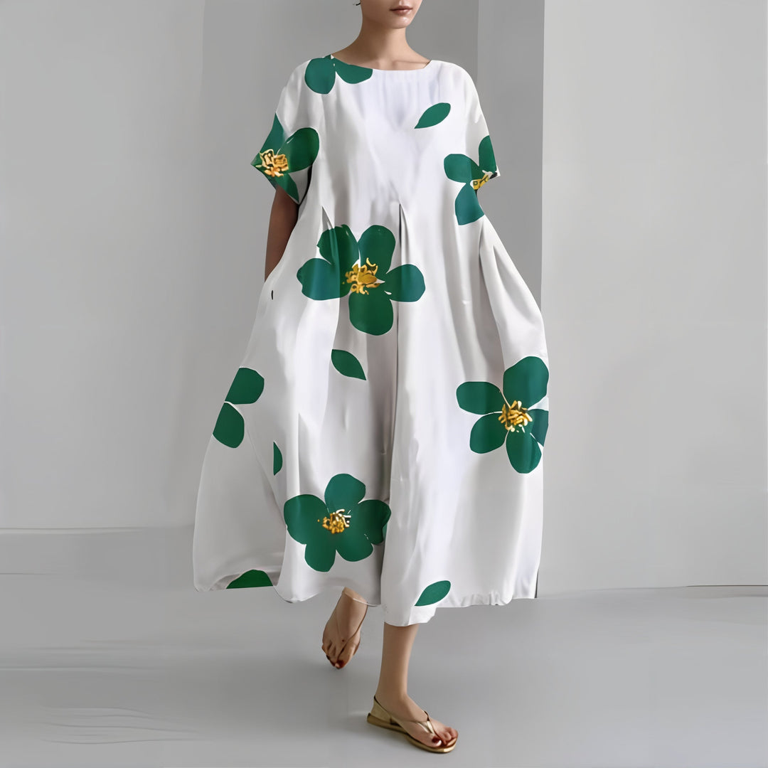 Amelia | Vestido maxi floral informal