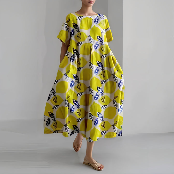 Amelia | Vestido maxi floral informal