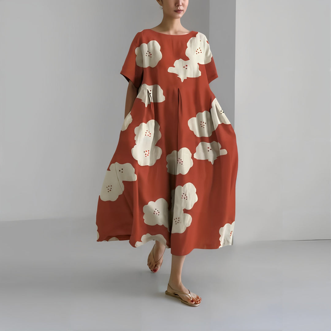 Amelia | Vestido maxi floral informal