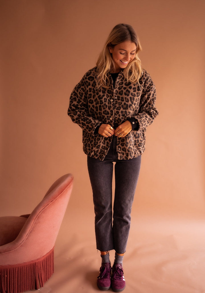 Rita | Chaqueta de leopardo de moda