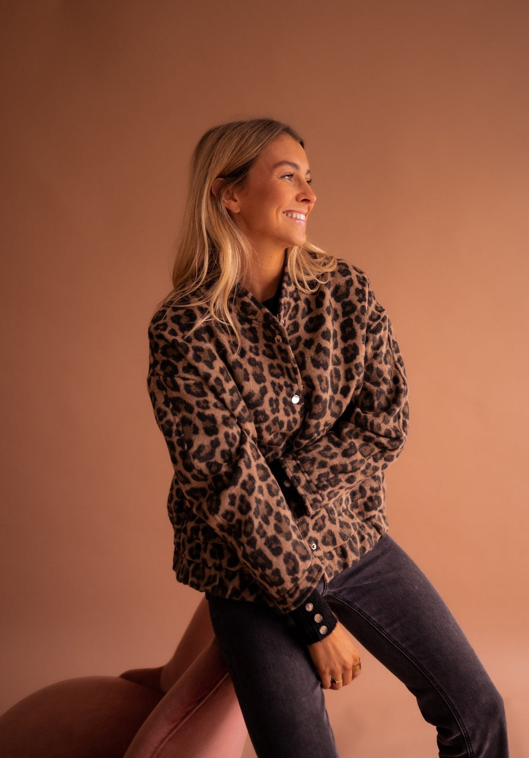 Rita | Chaqueta de leopardo de moda