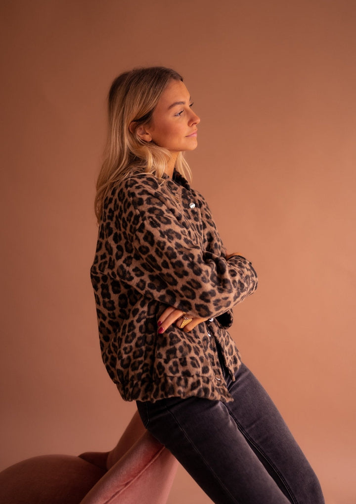 Rita | Chaqueta de leopardo de moda