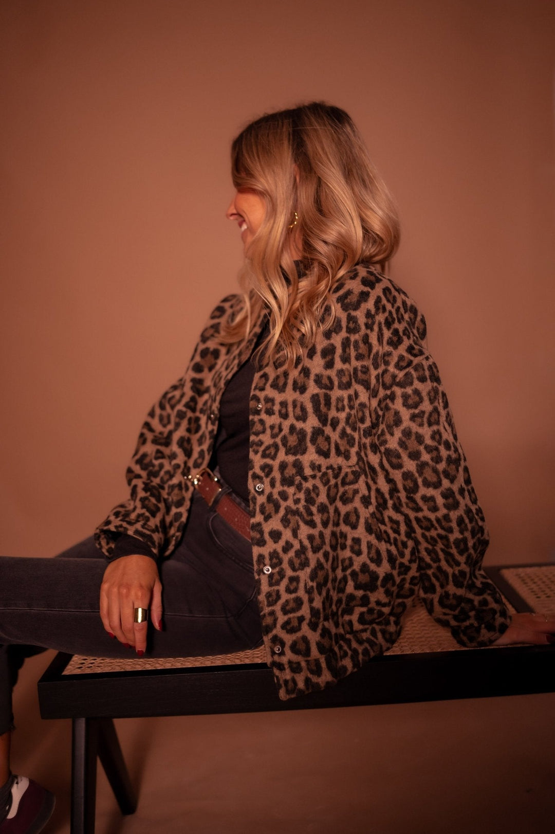 Rita | Chaqueta de leopardo de moda