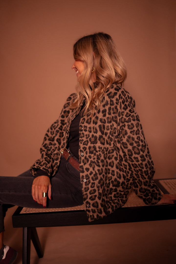 Rita | Chaqueta de leopardo de moda