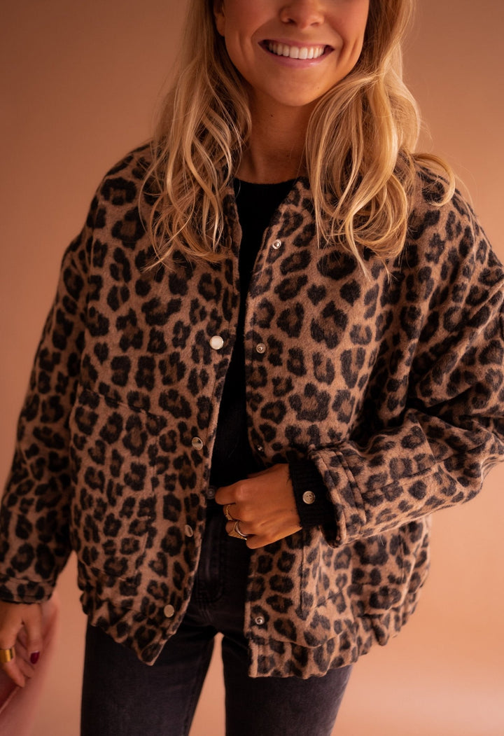 Rita | Chaqueta de leopardo de moda