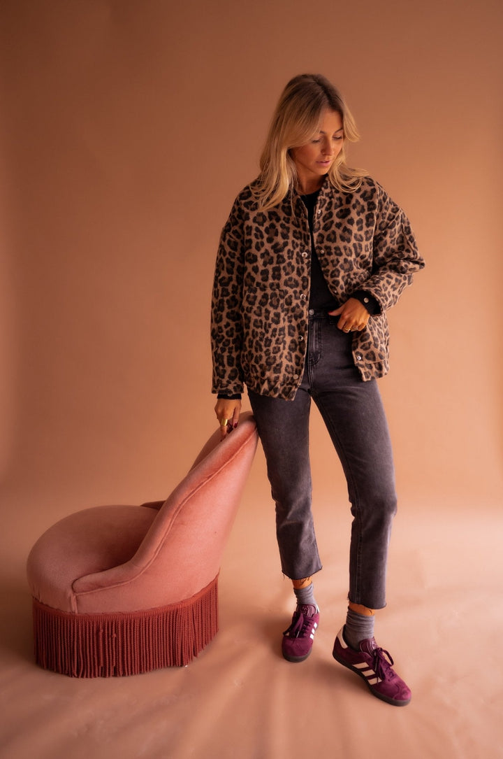 Rita | Chaqueta de leopardo de moda