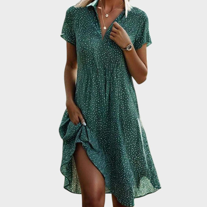 Juliette | vestido midi de lunares