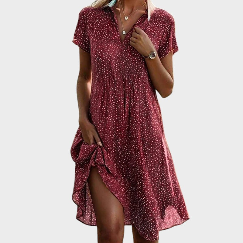 Juliette | vestido midi de lunares