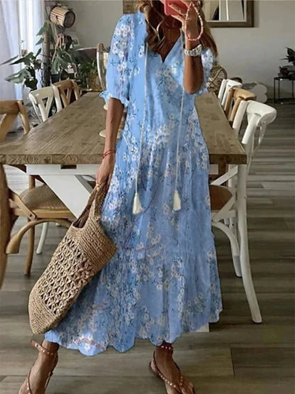 Dianna | Vestido bohemio que cubre el abdomen
