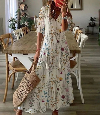Dianna | Vestido bohemio que cubre el abdomen