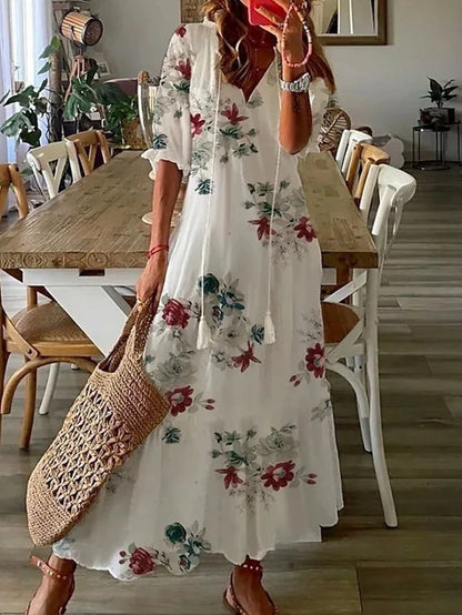 Dianna | Vestido bohemio que cubre el abdomen
